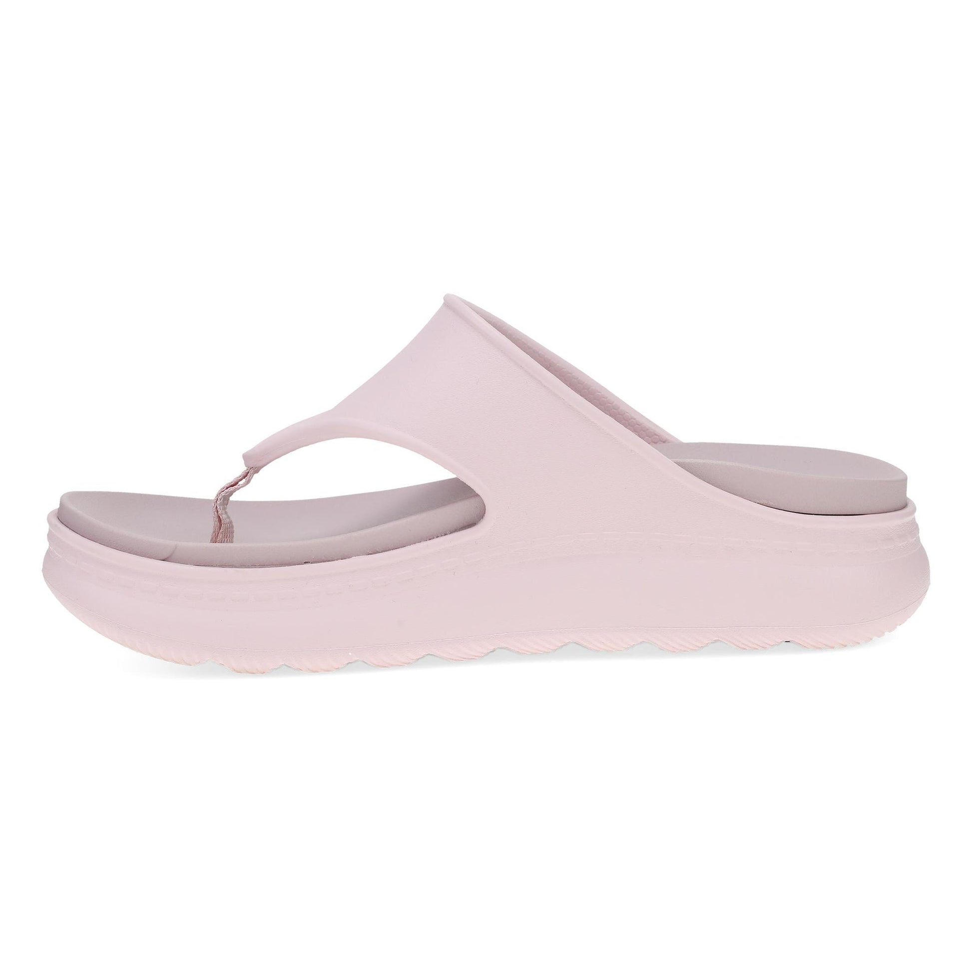 Dansko Devyn Thong - Women's Lightweight EVA Thong Sandal - Pale Pink Side View