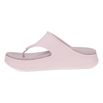 Dansko Devyn Thong - Women's Lightweight EVA Thong Sandal - Pale Pink Side View