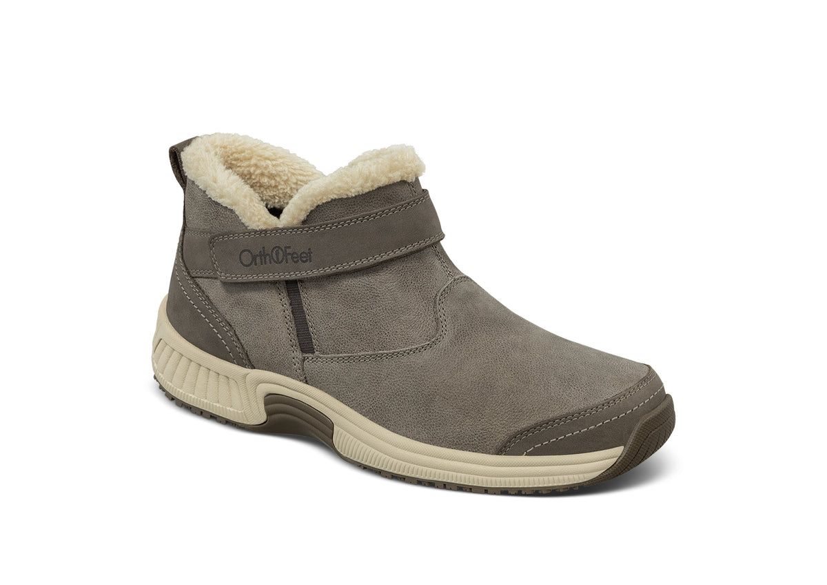 
Orthofeet Siena - Women's Boot with Adjustable Strap in Taupe