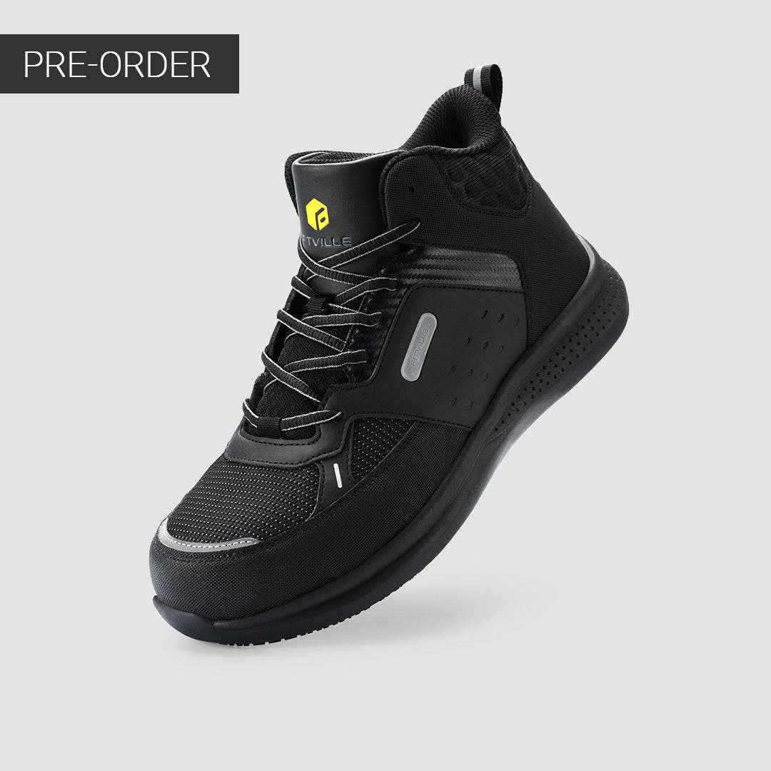 FitVille Men's High-top SteelCore Work Boots