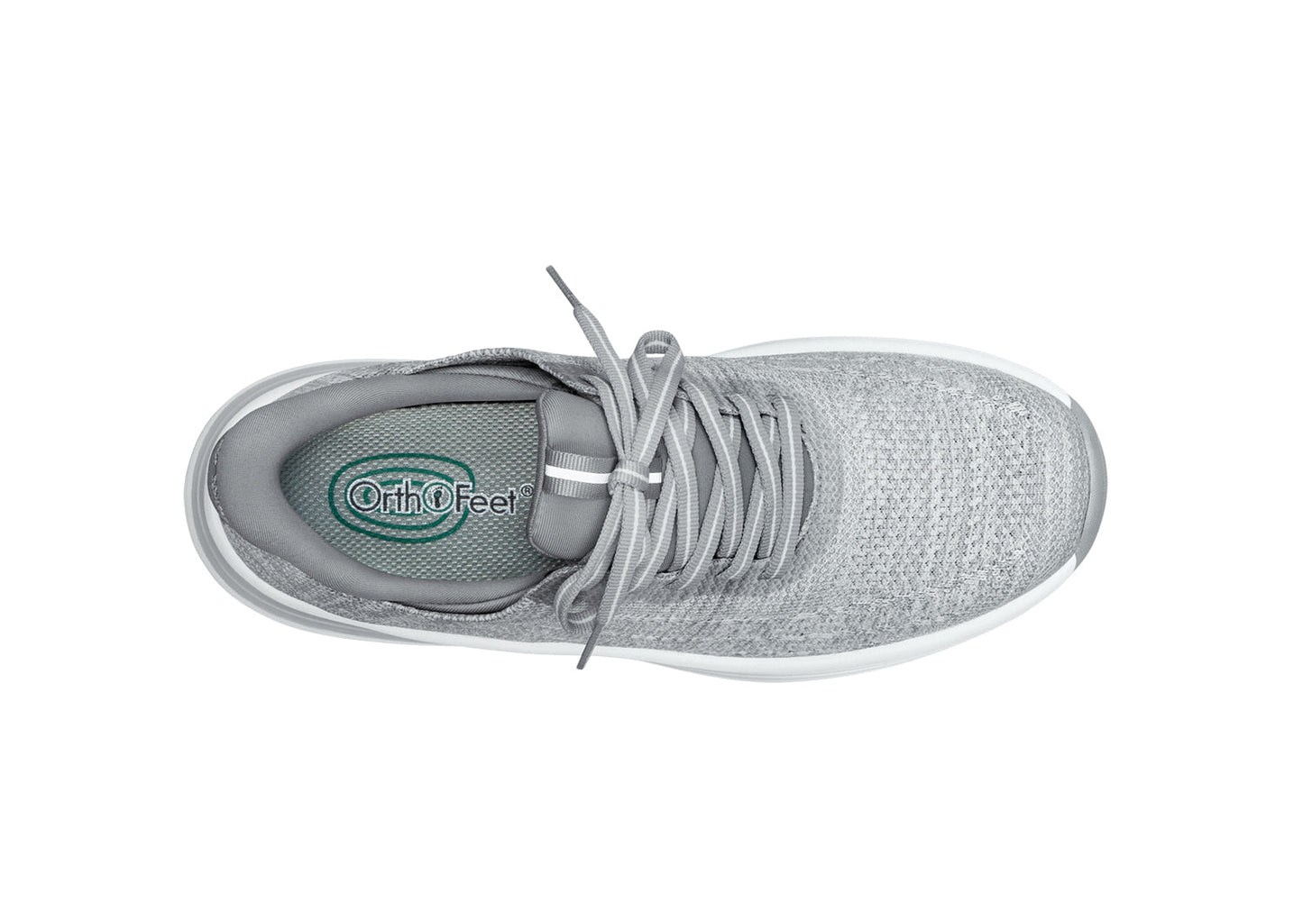 Orthofeet Nira Hands-Free Light Gray - birds_eye