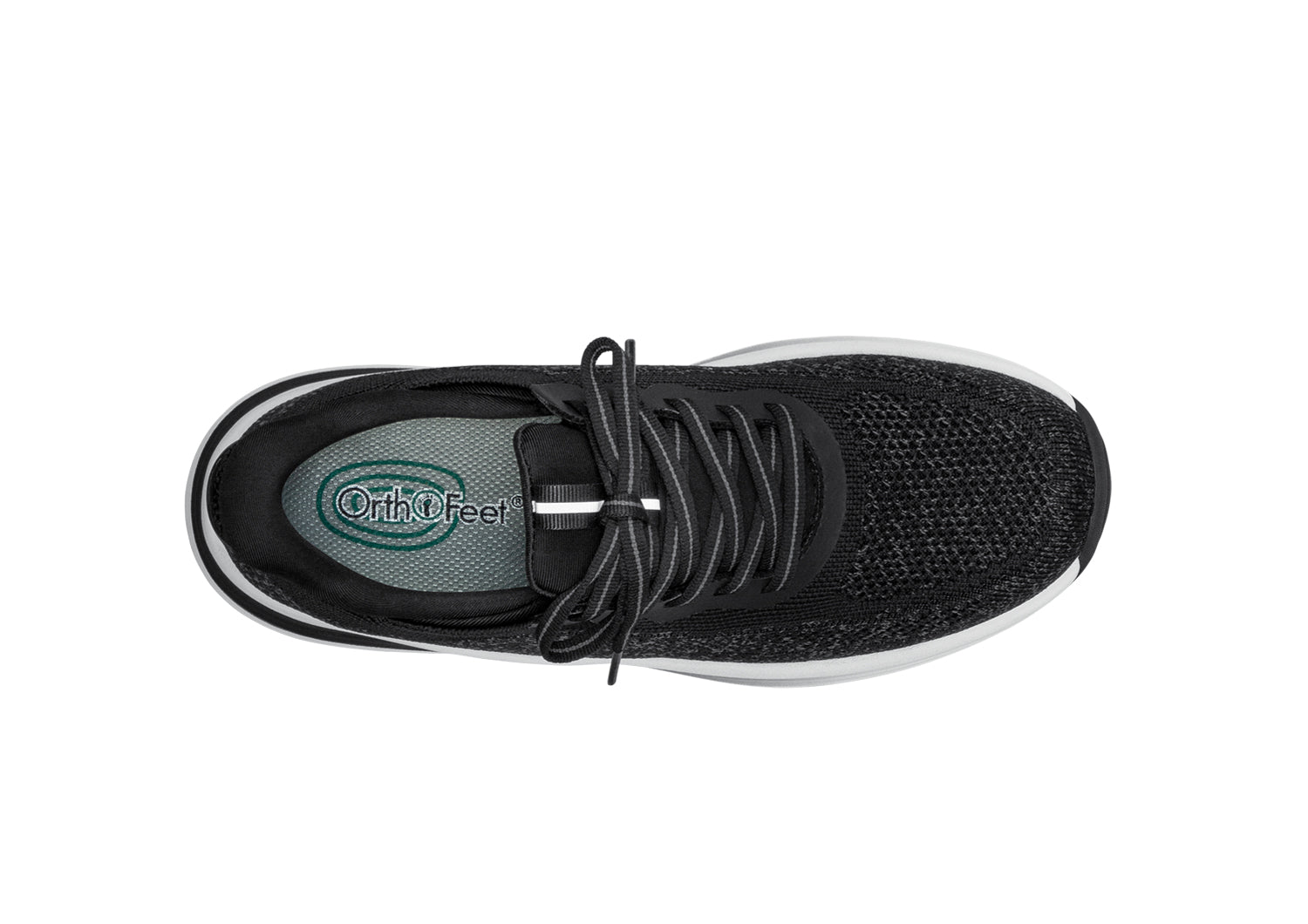 Orthofeet Nira Hands-Free Black - birds_eye