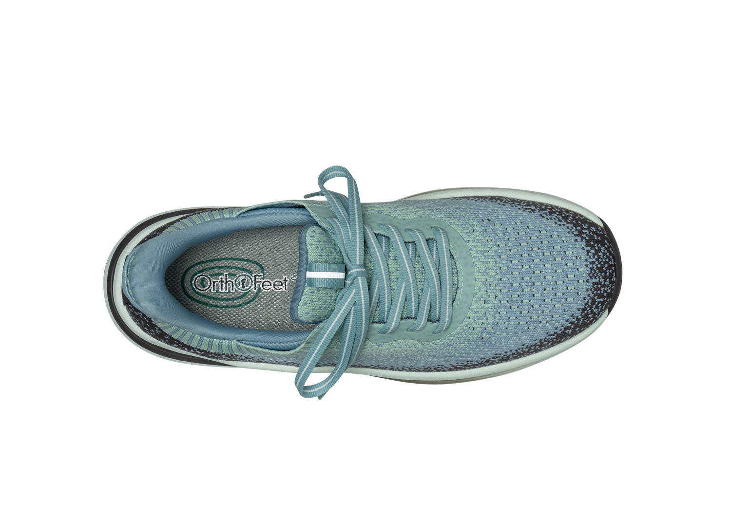 Orthofeet Nira Hands-Free Green/Blue - birds_eye