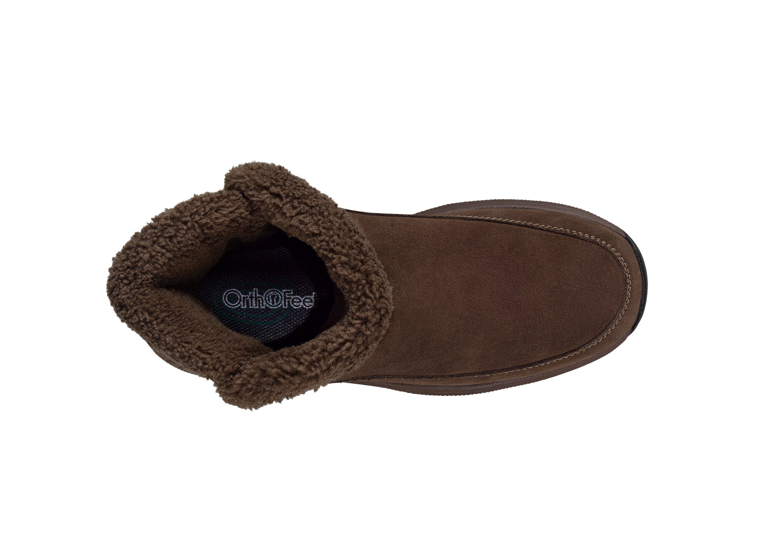 Orthofeet Bliss Hands-Free Brown - birds_eye
