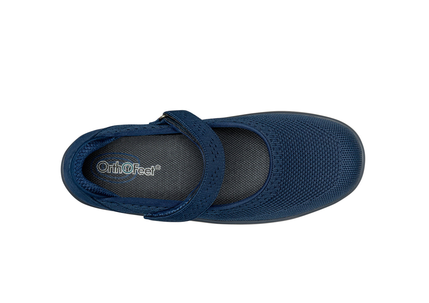 Orthofeet Jessa Navy - birds_eye