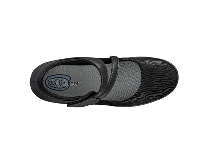Orthofeet Ella Black - birds_eye