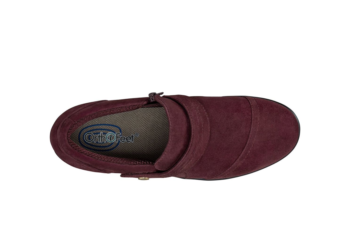 Orthofeet Eva Merlot - birds_eye