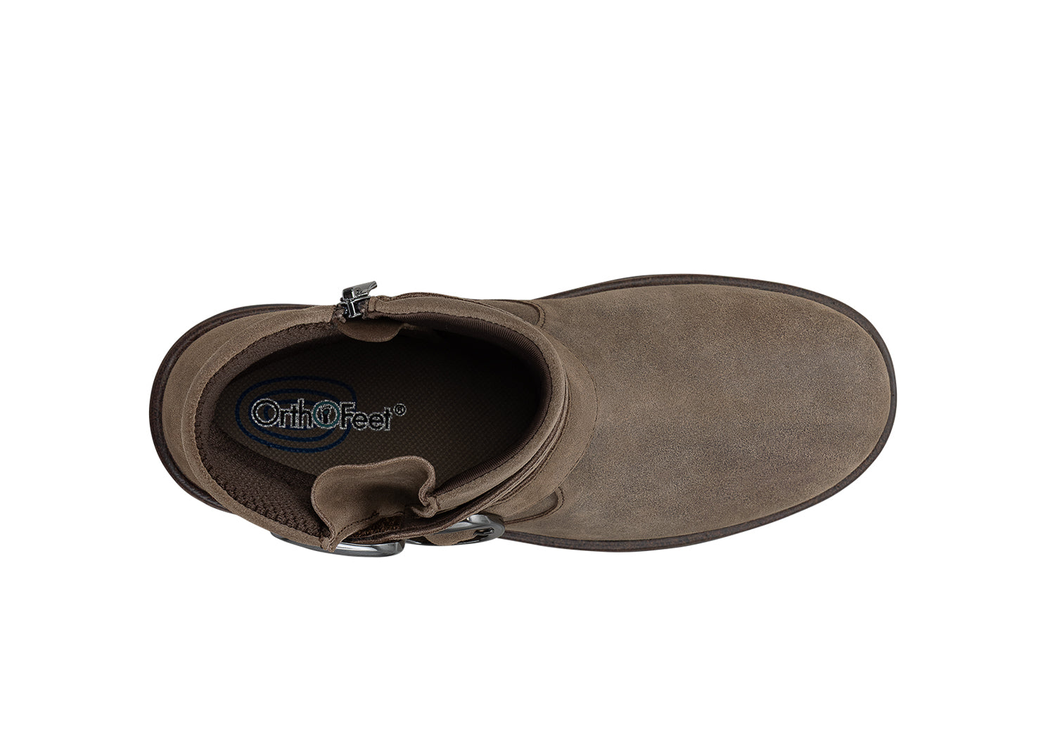 Orthofeet Shania Brown - birds_eye
