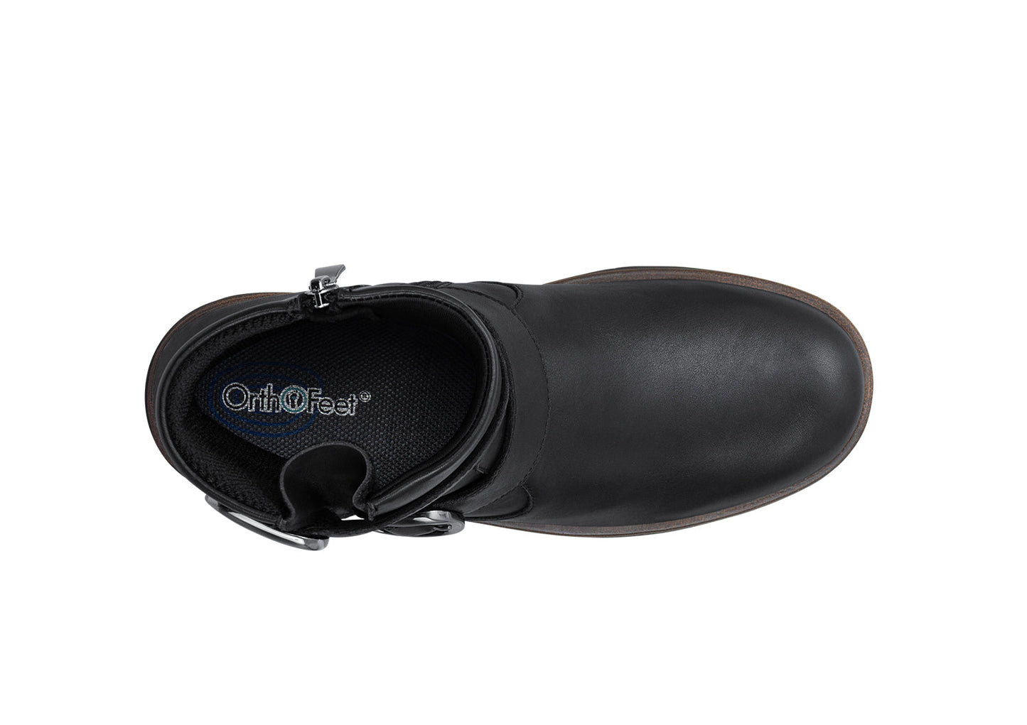 Orthofeet Shania Black - birds_eye