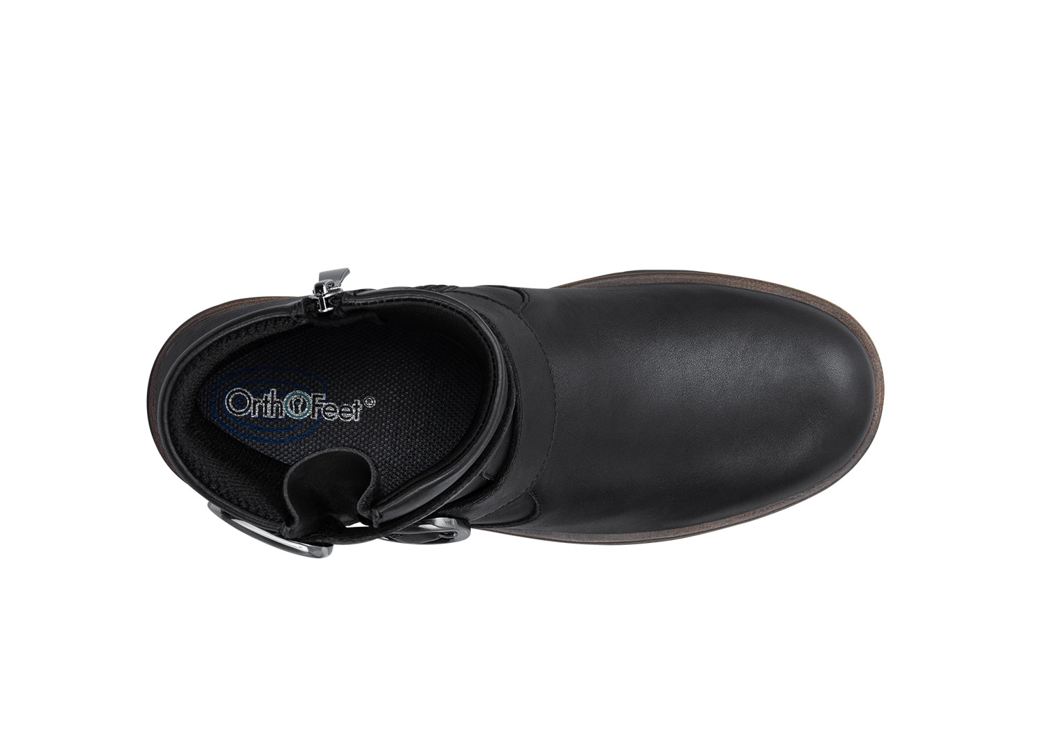 Orthofeet Shania Black - birds_eye