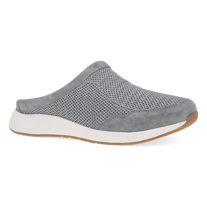 Dansko Claudia Clog - Women's Stain Resistant Clog - Grey Mesh Outside View