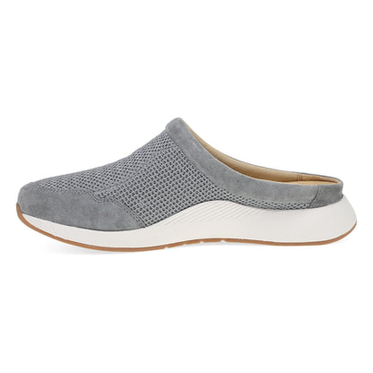 Dansko Claudia Clog - Women's Stain Resistant Clog - Grey Mesh Side View