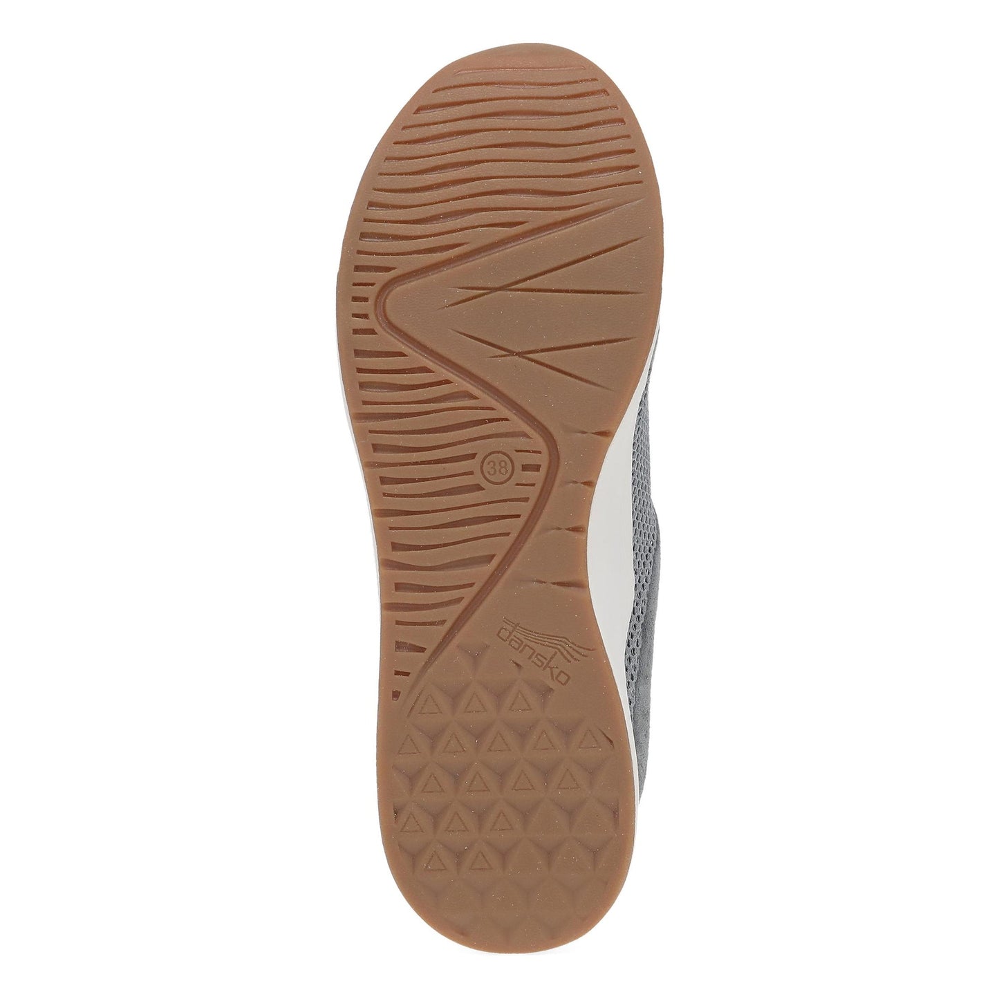 Dansko Claudia Clog - Women's Stain Resistant Clog - Grey Mesh Sole View