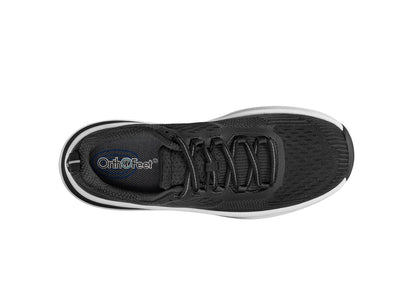 Orthofeet Relay Midnight Black - birds_eye