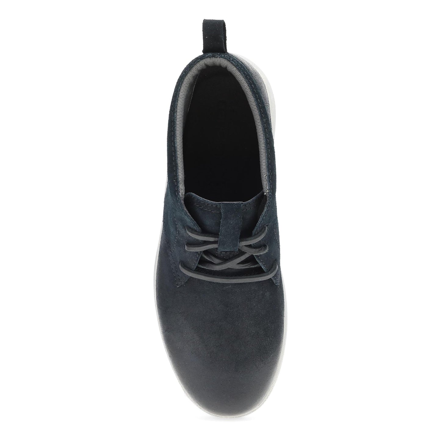 Dansko Tony - Men's Arch Support Sneaker - Black Burnished Suede Top View