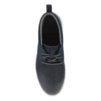 Dansko Tony - Men's Arch Support Sneaker - Black Burnished Suede Top View