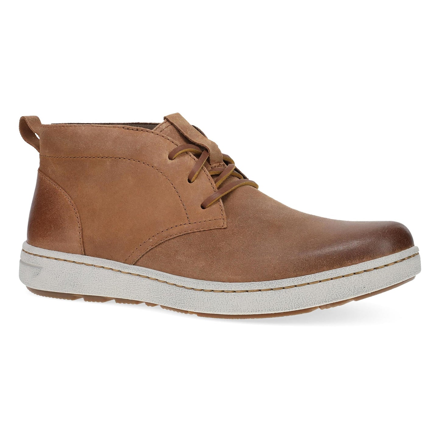 Dansko Tony - Men's Arch Support Sneaker - Tan Burnished Suede Outside View