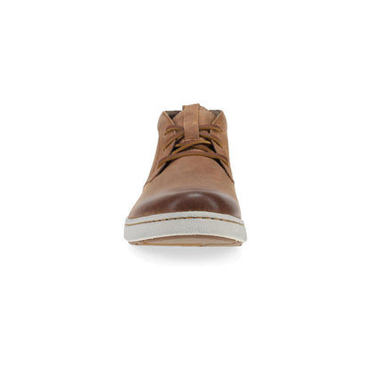 Dansko Tony - Men's Arch Support Sneaker - Tan Burnished Suede Front View