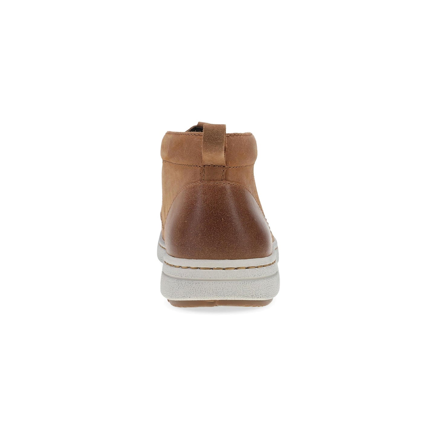 Dansko Tony - Men's Arch Support Sneaker - Tan Burnished Suede Heel View