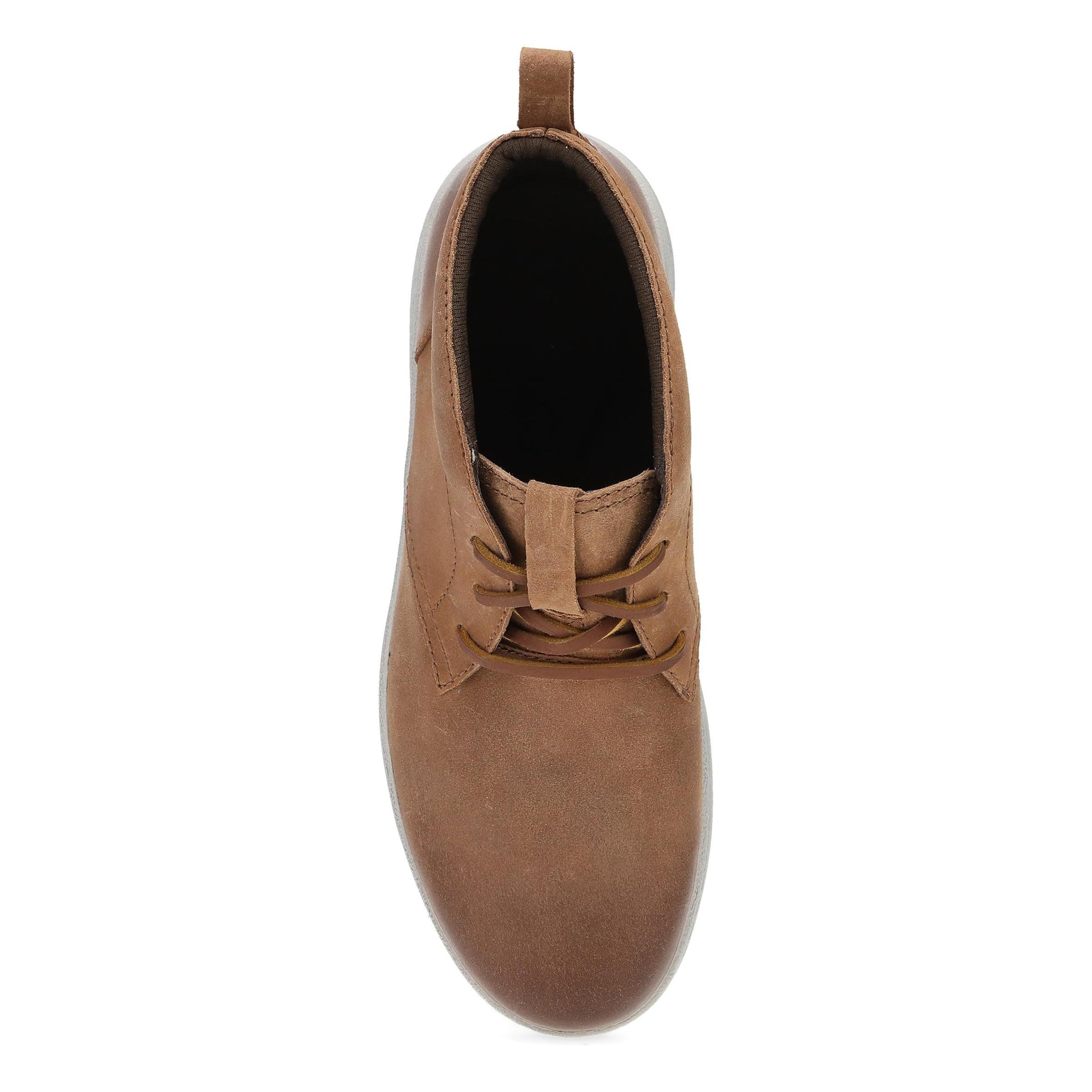 Dansko Tony - Men's Arch Support Sneaker - Tan Burnished Suede Top View