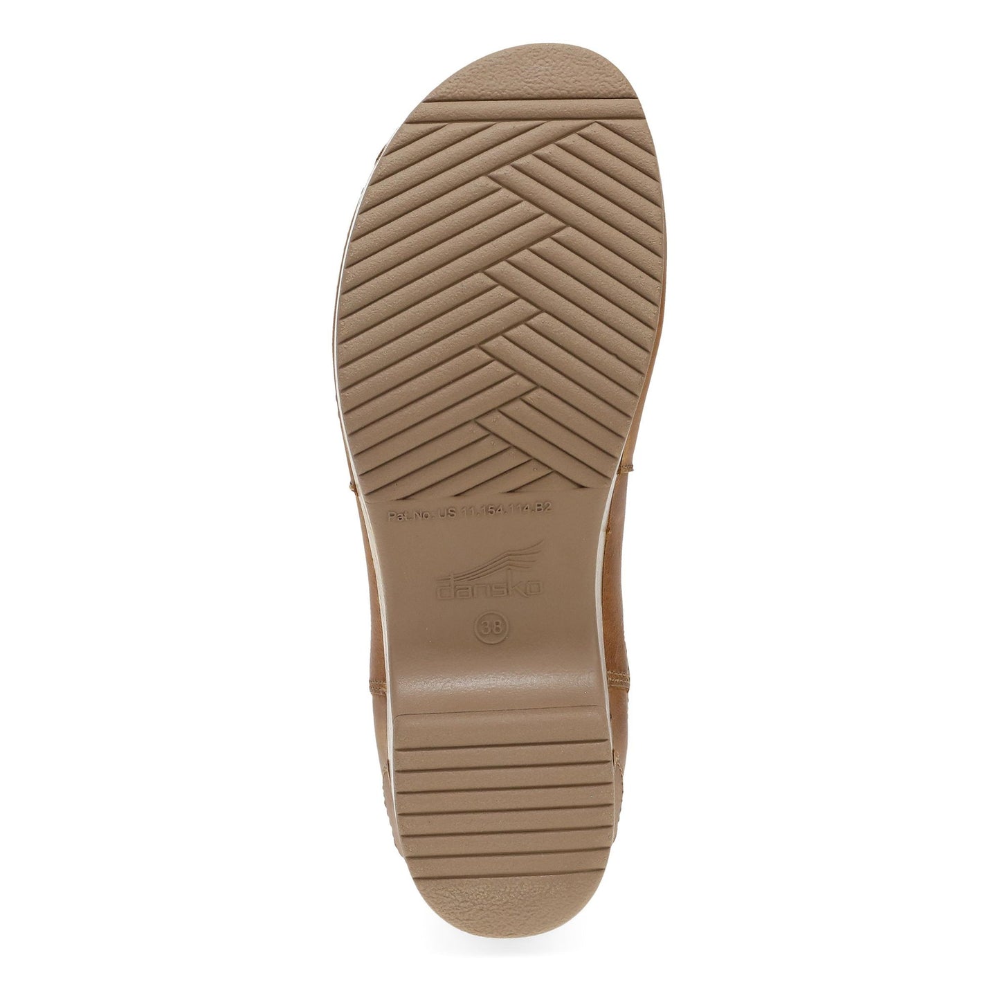 Dansko Becka - Women's Arch Support Boot - Tan Oiled Pull Up Sole View