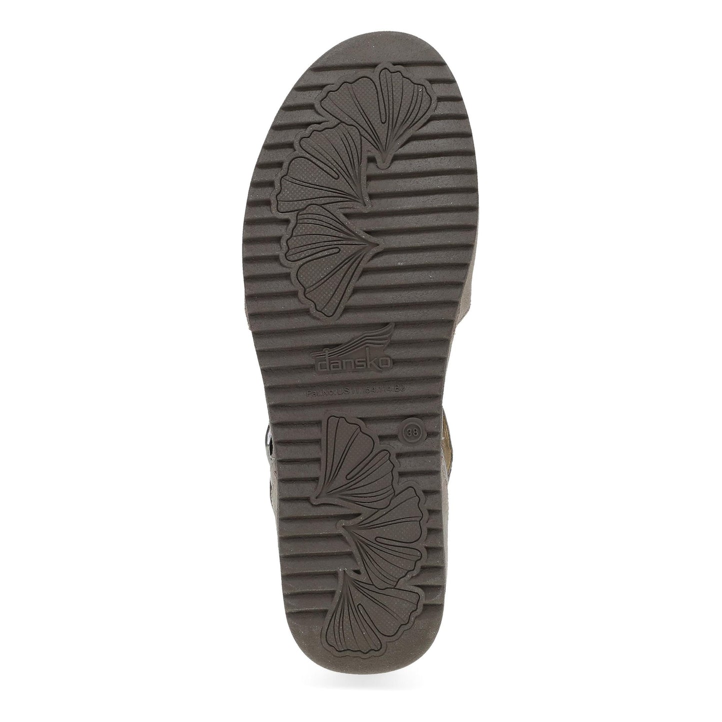 Dansko Mae - Women's Arch Support Clog - Taupe Suede Sole View