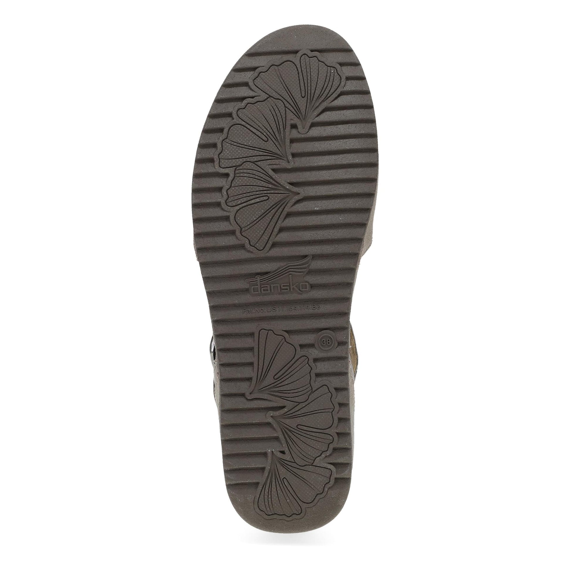 Dansko Mae - Women's Arch Support Clog - Taupe Suede Sole View