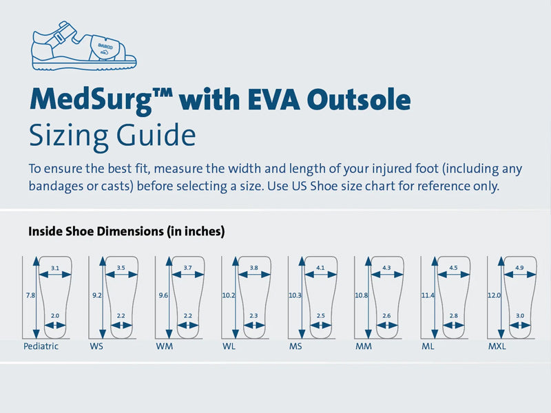 Darco MedSurg - Square Toe Medical Surgical Shoe