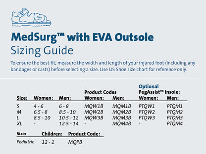 Darco MedSurg - Square Toe Medical Surgical Shoe