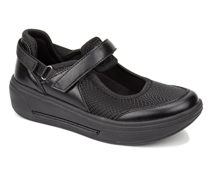 
Drew Janice - Women's Adjustable Strap Mary Jane Sneaker – 
Black Snake Combo – image 1 of 20