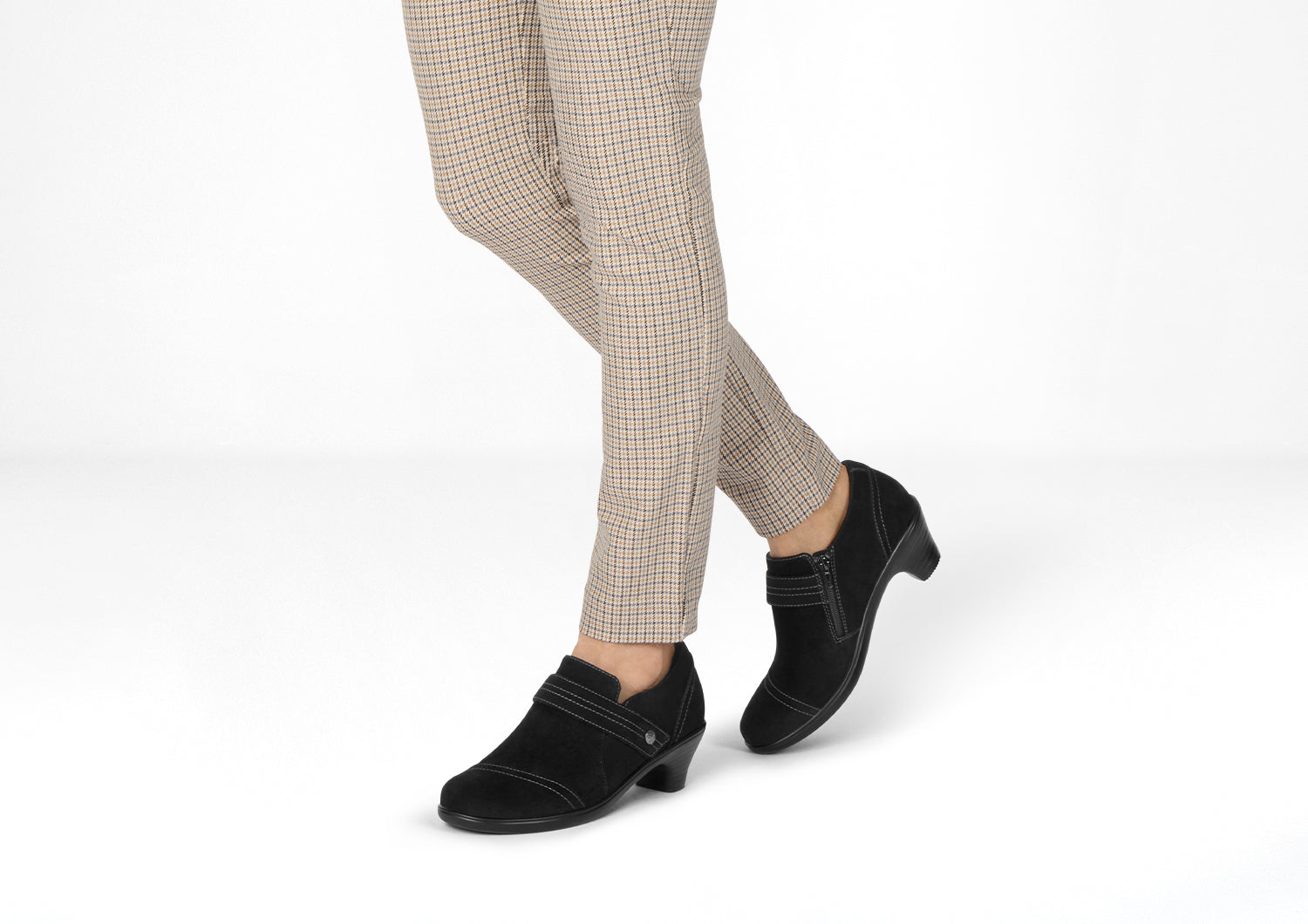 Orthofeet Eva High Women's Heels Black : 10.5 D