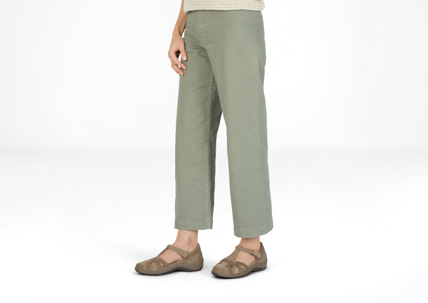 Orthofeet Juno Taupe - lifestyle