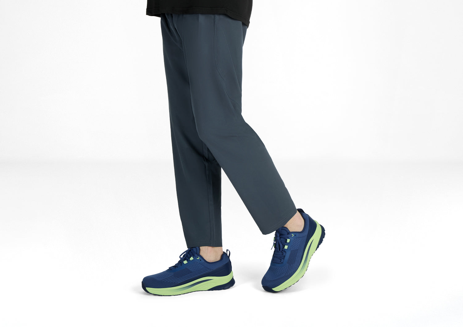 Orthofeet Race Blue/Green - lifestyle