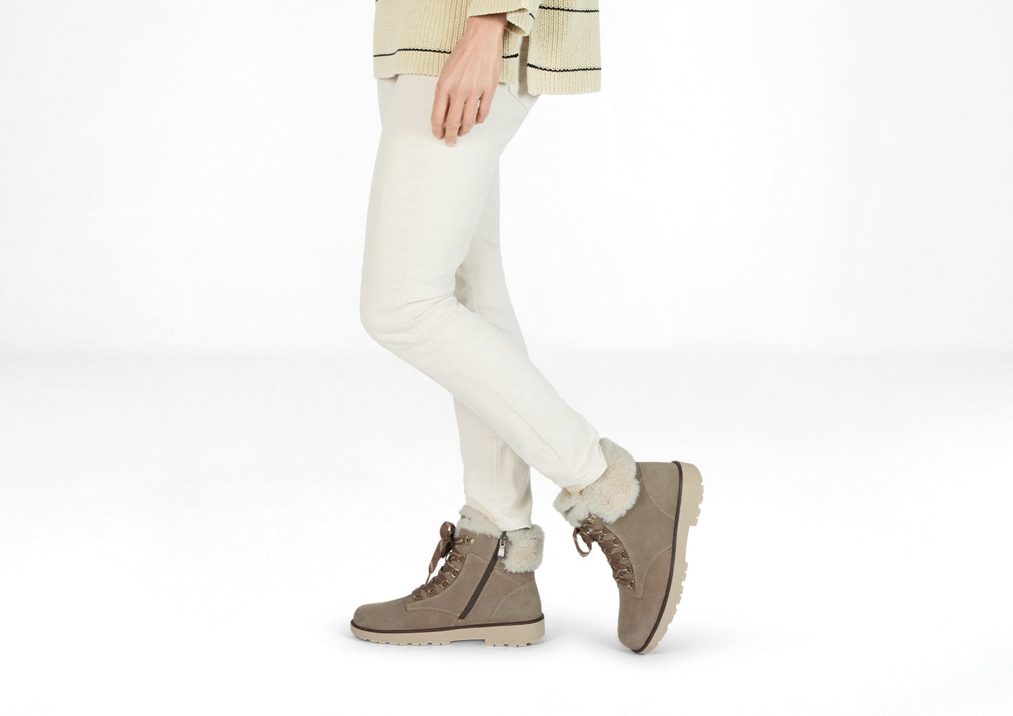 Orthofeet Stella Taupe - lifestyle