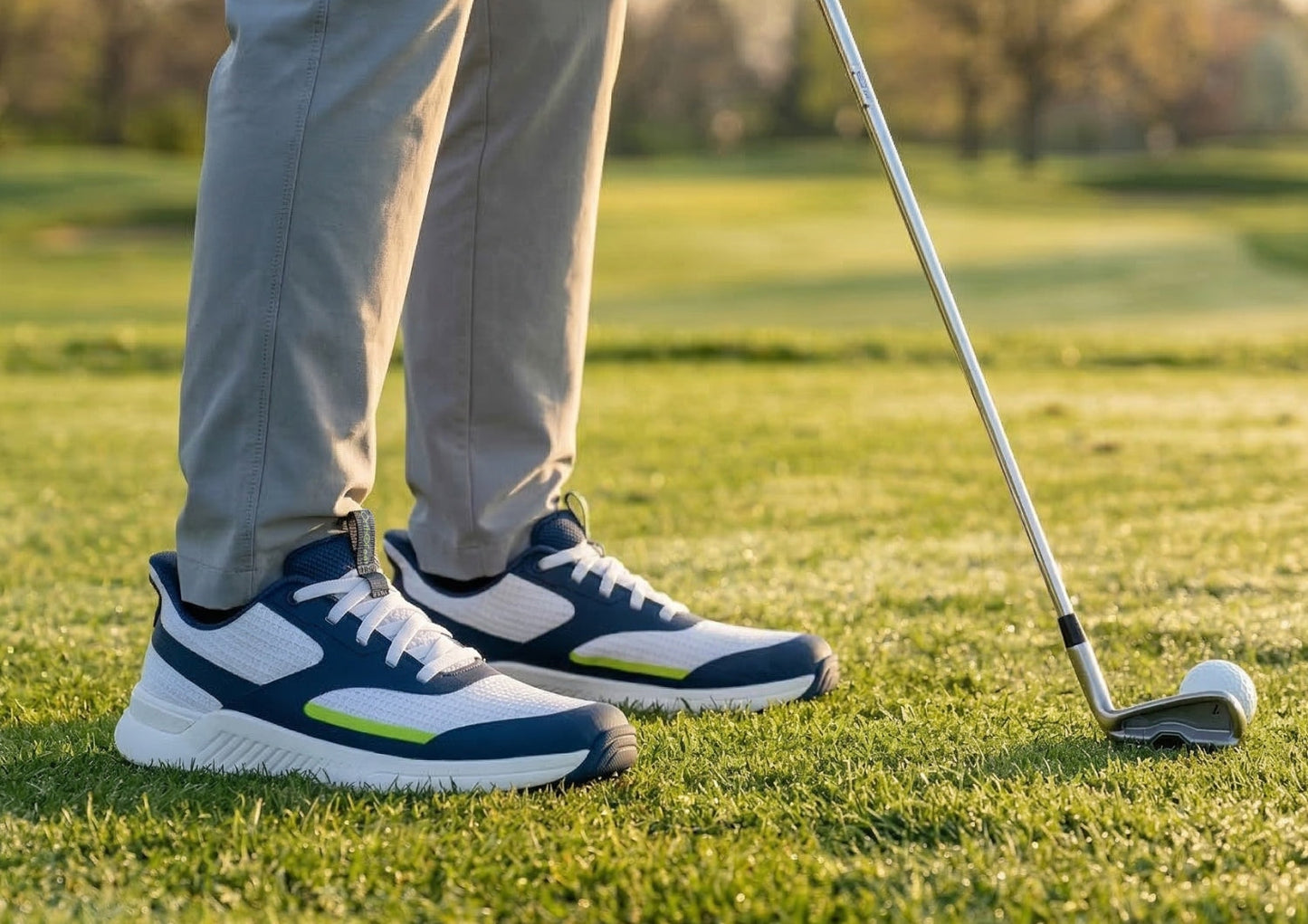 Orthofeet Fairway White/Navy/Lime - view 2