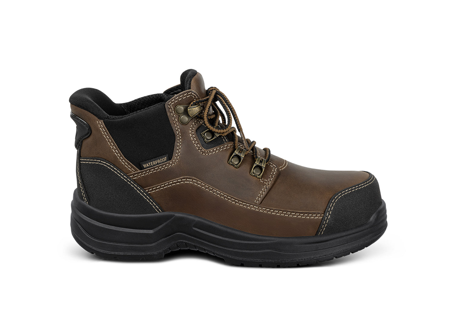 Orthofeet Quartz Hands-Free Work Boot Brown - hero