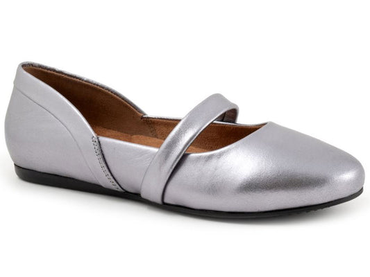 Softwalk Samara - Womens Flat Pewter (033)