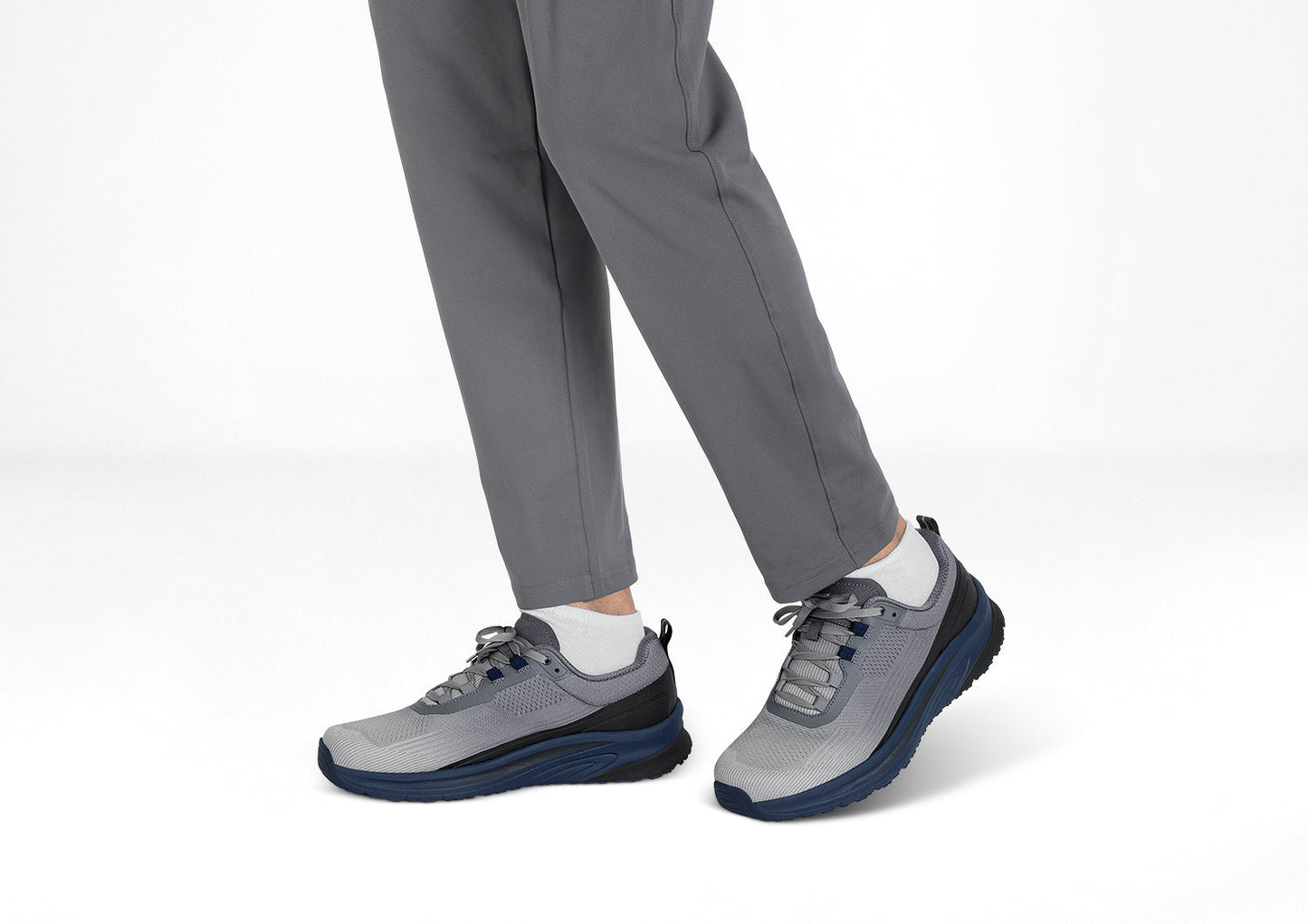 Orthofeet Race Gray/Navy - lifestyle