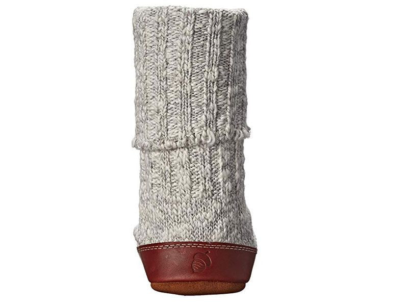 Acorn Grey Cotton Twist - Slipper Socks