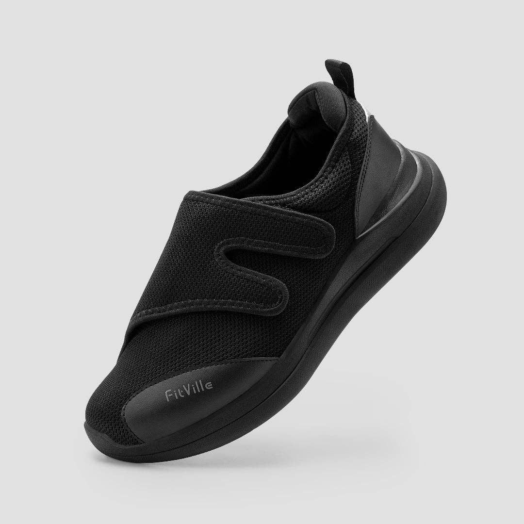 FitVille Men's Easytop Diabetic Shoes