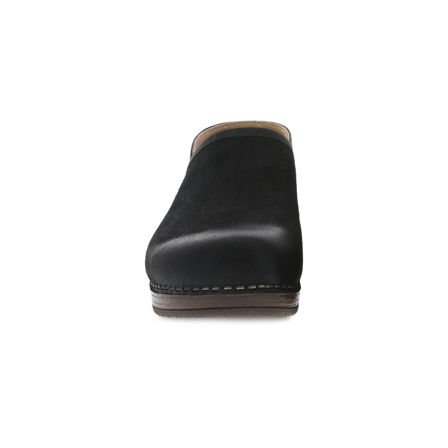 Dansko Brenna Black Burnished Suede Front