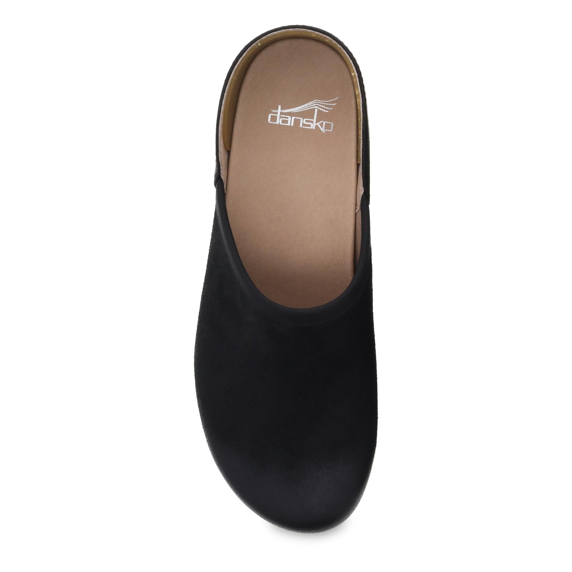 Dansko Brenna Black Burnished Suede Top