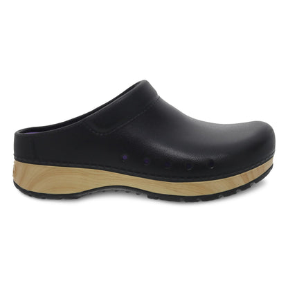 Dansko Kane Clog   Mens Black Molded Side