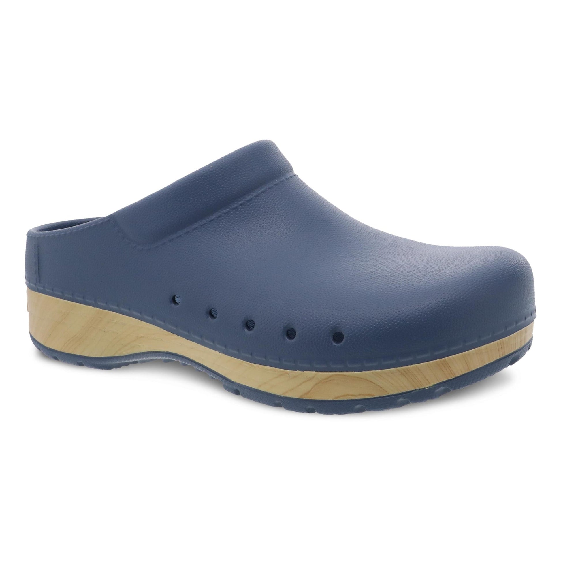 Dansko Kane Clog Blue Molded Outside