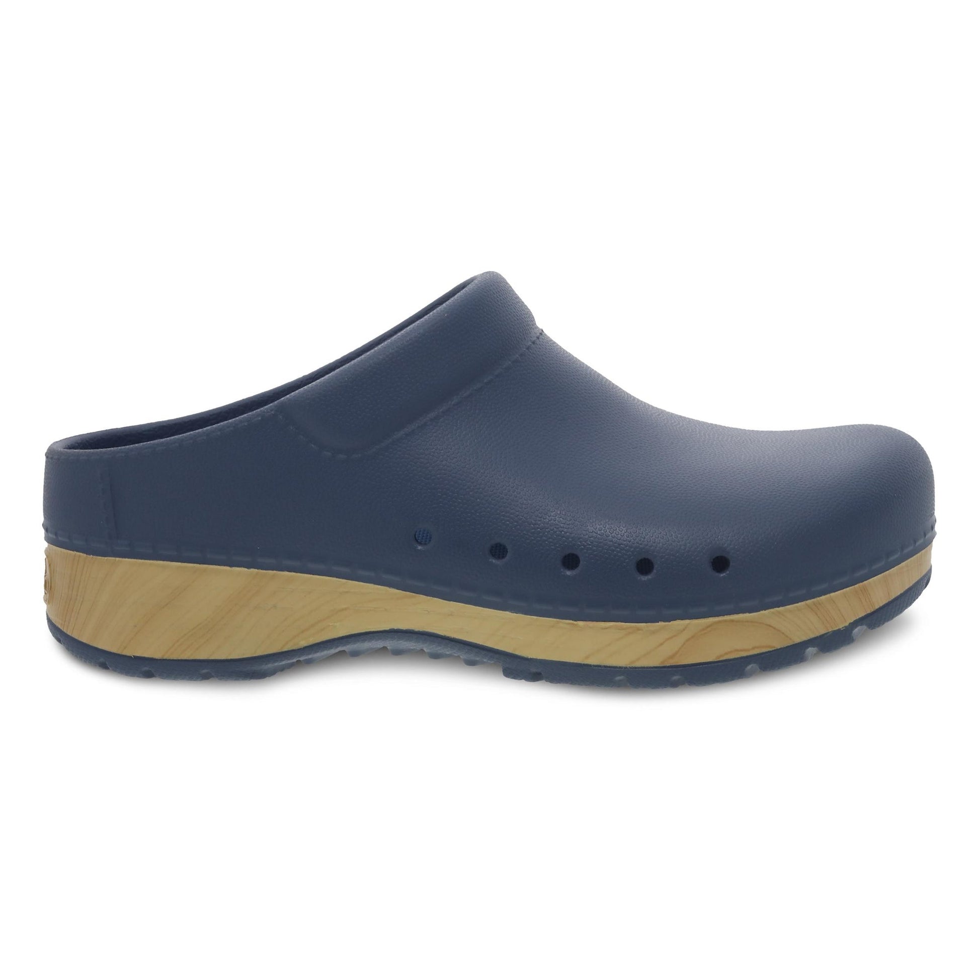 Dansko Kane Clog Blue Molded Side
