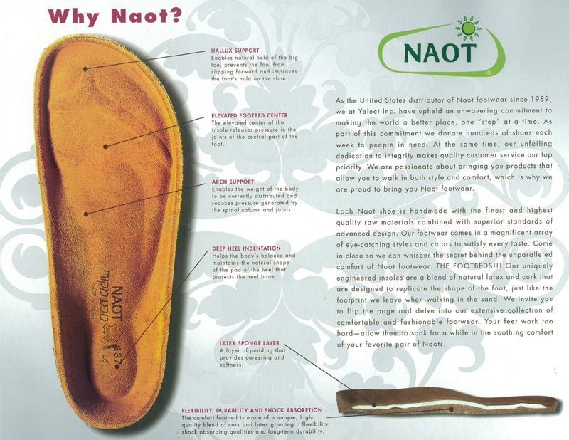 Naot Replacement Insoles - Women's Shell Collection
