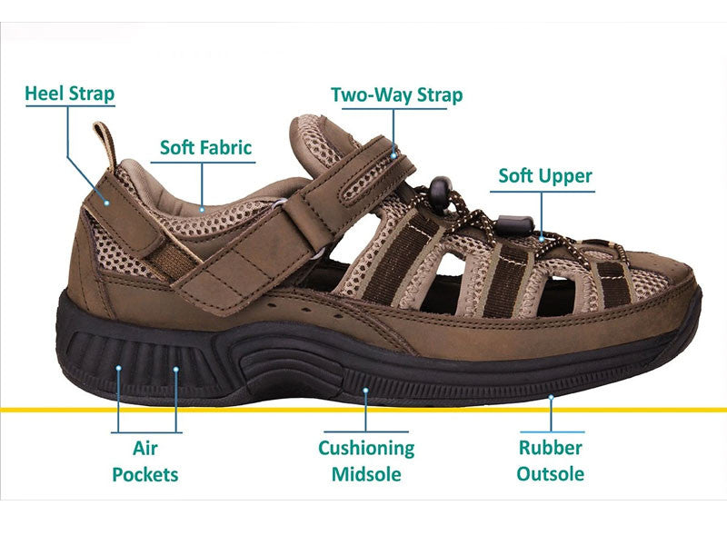 Orthofeet Clearwater - Men's Adjustable Sandal