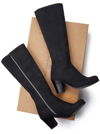 Will's Vegan Heeled Knee High Boots - Women's
