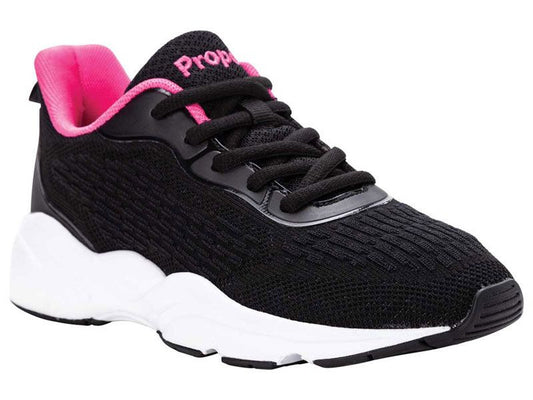 Propet Stability Strive - Women's Athletic Shoe Black/Hot Pink (BP)